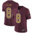 Nike Washington Football Team #8 Kyle Allen Burgundy Red Alternate Mens Stitched NFL Vapor Untouchable Limited Jersey