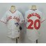 Toronto Blue Jays #20 Josh Donaldson White 2015 Canada Day Stitched Youth MLB Jersey