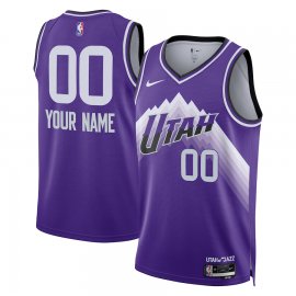 Utah Jazz Nike Unisex 2023/24 Custom Swingman Jersey – Purple – City Edition