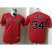 Boston Red Sox #34 David Ortiz Red Cool Base Name On Back Stitched Youth MLB Jersey