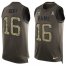 Nike Los Angeles Rams #16 Jared Goff Green Mens Stitched NFL Limited Salute To Service Tank Top Jersey