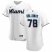 Miami Marlins #78 Jordan Holloway Mens Nike White Home 2020 Authentic Player MLB Jersey