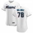 Miami Marlins #78 Jordan Holloway Mens Nike White Home 2020 Authentic Player MLB Jersey