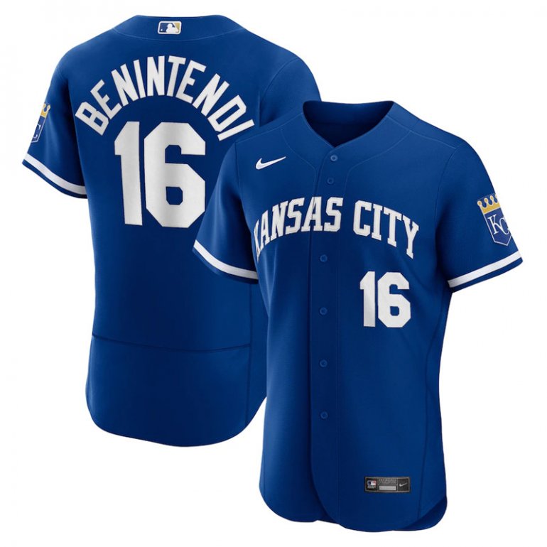 Royals 16 Andrew Benintendi Royal Nike 2022 Alternate Flexbase Jersey Royals 16 Andrew Benintendi Royal Nike 2022 Alternate Flexbase Jersey