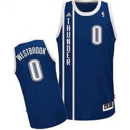 Oklahoma City Thunder #0 Russell Westbrook Blue Revolution 30 Swingman NBA Jersey Cheap