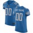 Nike Detroit Lions Customized Blue Team Color Stitched Vapor Untouchable Elite Mens NFL Jersey