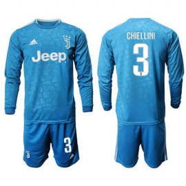 Juventus #3 Chiellini Third Long Sleeves Soccer Club Jersey