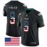 Nike Philadelphia Eagles #9 Nick Foles Black Mens Stitched NFL Limited Rush USA Flag Jersey