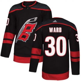 Adidas Carolina Hurricanes #30 Cam Ward Black Alternate Authentic Stitched NHL Jersey