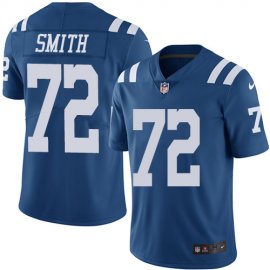 Nike Indianapolis Colts #72 Braden Smith Royal Blue Mens Stitched NFL Limited Rush Jersey