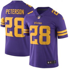 Nike Minnesota Vikings #28 Adrian Peterson Purple Youth Stitched NFL Limited Rush Jersey