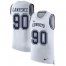 Nike Dallas Cowboys #90 Demarcus Lawrence White Mens Stitched NFL Limited Rush Tank Top Jersey