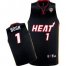 Miami Heat 1 Chris Bosh Black 2012 Fianls NBA Jerseys Cheap