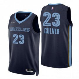 Nike Memphis Grizzlies #23 Jarrett Culver Navy Mens 2021-22 NBA 75th Anniversary Diamond Swingman Jersey – Icon Edition Mens