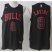 Mens Nike Chicago Bulls #8 Zach LaVine Black Fashion NBA Swingman Jersey