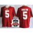 Florida State Seminoles (FSU) 5 Jameis Winston Red College Football NCAA Jerseys 2014 Vizio BCS National Championship Game Patch