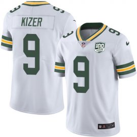 Nike Green Bay Packers #9 DeShone Kizer White Mens 100th Season Stitched NFL Vapor Untouchable Limited Jersey