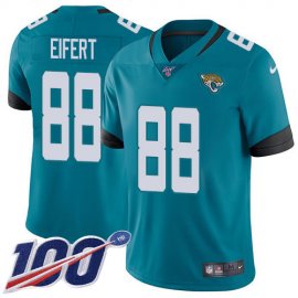Nike Jacksonville Jaguars #88 Tyler Eifert Teal Green Alternate Mens Stitched NFL 100th Season Vapor Untouchable Limited Jersey
