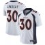Nike Denver Broncos #30 Phillip Lindsay White Mens Stitched NFL Vapor Untouchable Limited Jersey