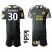 Marseille #30 Mandanda Black Goalkeeper Kid Soccer Club Jersey