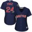 Boston Red Sox #24 David Price Navy Blue Alternate 2018 World Series Womens Stitched MLB Jersey