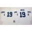 Mitchell And Ness Indianapolis Colts #19 Johnny Unitas White Throwback Stitched NFL Jersey