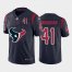 Houston Texans #41 Zach Cunningham Navy Blue Mens Nike Big Team Logo Player Vapor Limited NFL Jersey