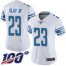 Nike Detroit Lions #23 Darius Slay Jr White Womens Stitched NFL 100th Season Vapor Limited Jersey