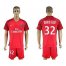 Paris Saint-Germain #32 David Luiz Red Soccer Club Jersey