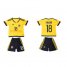 Colombia #18 Palacios Home Kid Soccer Country Jersey