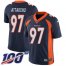 Nike Denver Broncos #97 Jeremiah Attaochu Navy Blue Alternate Mens Stitched NFL 100th Season Vapor Untouchable Limited Jersey