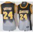 Cheap Women Los Angeles Lakers 24 Kobe Bryant Black Grey Revolution 30 Swingman NBA Jerseys
