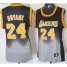 Cheap Women Los Angeles Lakers 24 Kobe Bryant Black Grey Revolution 30 Swingman NBA Jerseys