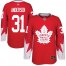 Adidas Toronto Maple Leafs #31 Frederik Andersen Red Team Canada Authentic Stitched Youth NHL Jersey