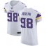 Nike Minnesota Vikings #98 Linval Joseph White Mens Stitched NFL Vapor Untouchable Elite Jersey