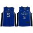 Blue Devils #5 R.J. Barrett Blue/Black Basketball Elite Stitched Youth NCAA Jersey