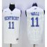 Kentucky Wildcats #11 John Wall White Basketball Stitched NCAA Jersey