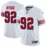 Nike San Francisco 49ers #92 Kerry Hyder White Mens Stitched NFL Limited Rush Jersey