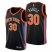 Nike New York Knicks #30 Julius Randle Mens 2022-23 City Edition NBA Jersey – Cherry Blossom Black Mens