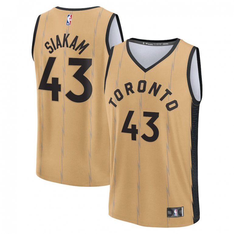 Pascal Siakam Toronto Raptors Fanatics Branded Unisex 2023/24 Fast Break Jersey – Gold – City Edition Pascal Siakam Toronto Raptors Fanatics Branded Unisex 2023/24 Fast Break Jersey – Gold – City Edition
