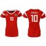 Womens Russia #10 Dzagoev Home Soccer Country Jersey
