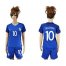 Womens France #10 Benzema Home Soccer Country Jersey