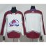 Adidas Colorado Avalanche Blank White Road Authentic Stitched NHL Jersey