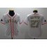 Houston Astros #27 Jose Altuve White 2017 World Series Champions Gold Program Cool Base Stitched Youth MLB Jersey