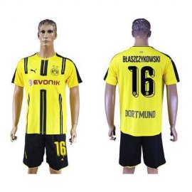 Dortmund #16 Blaszczykowski Home Soccer Club Jersey