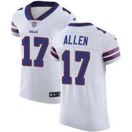 Nike Buffalo Bills #17 Josh Allen White Mens Stitched NFL Vapor Untouchable Elite Jersey