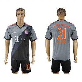 Bayern Munchen #21 Lahm Away Soccer Club Jersey