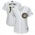 Chicago Cubs #17 Kris Bryant White(Blue Strip) 2018 Memorial Day Cool Base Womens Stitched MLB Jersey