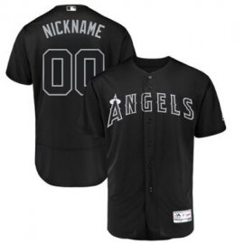 Los Angeles Angels Majestic 2019 Players Weekend Flex Base Authentic Roster Custom Jersey Black