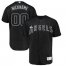 Los Angeles Angels Majestic 2019 Players Weekend Flex Base Authentic Roster Custom Jersey Black